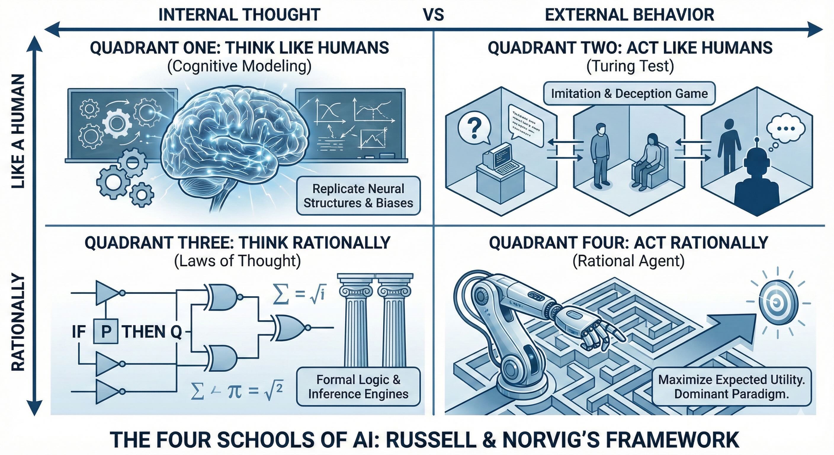 The Four Schools of AI